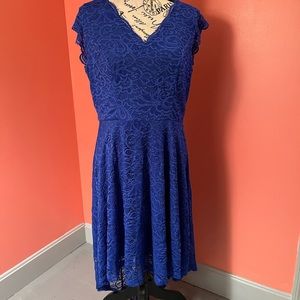 XL New w/o tags Modecrush blue lace dress